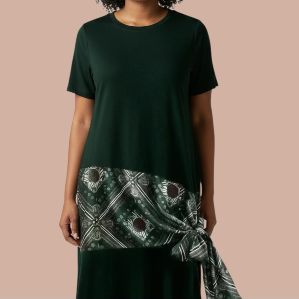 ZARA Black  Dress with Tribal Bend
